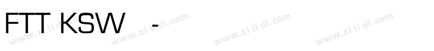 FTT KSW 飞龙字体转换
